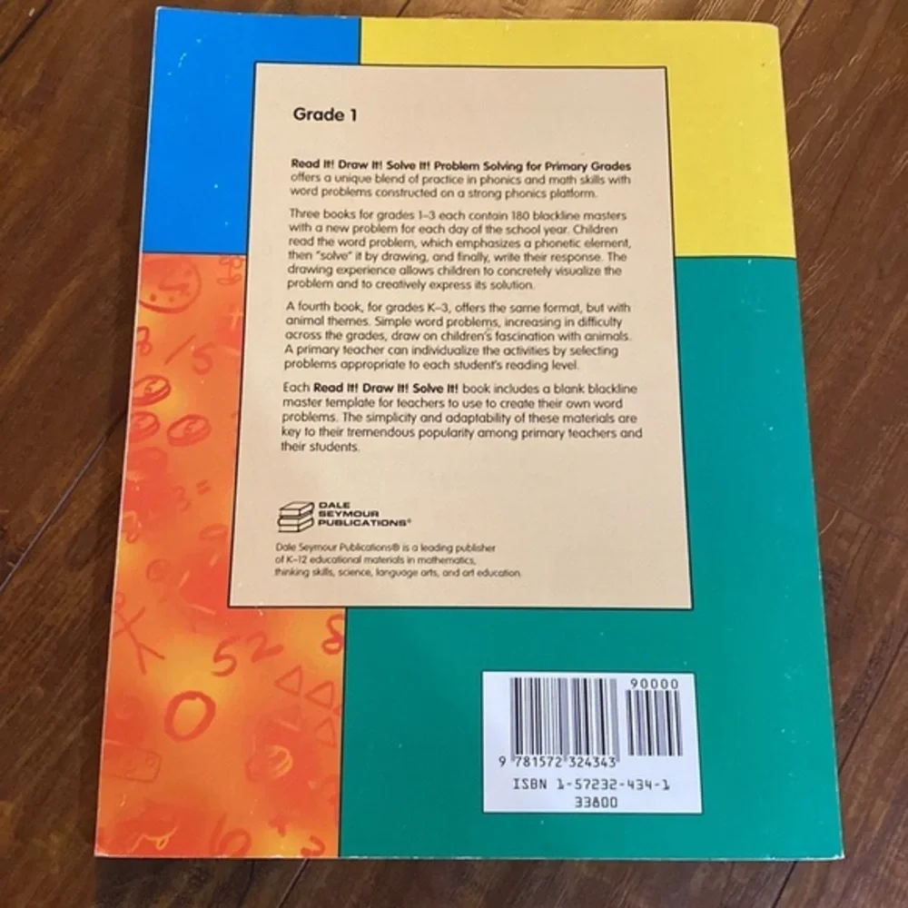 READ IT! DRAW IT! SOLVE IT! TEACHER RESOURCE MANUAL GRADE‎ 1 33800 reproducible